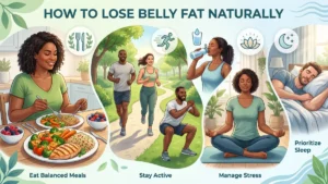 How to lose belly fat naturally in 1 month