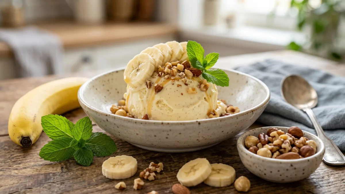 how to make banana ice cream