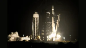 spacex rocket moon crash
